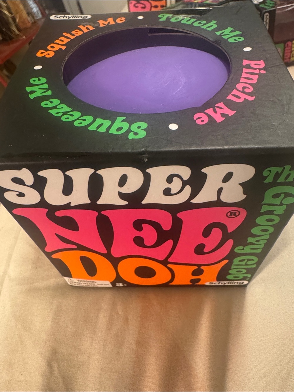 Super NeeDoh Purple Squeeze Toy by Schylling